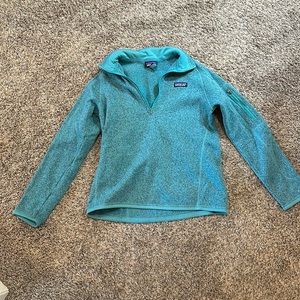 Patagonia knitted fleece quarter zip